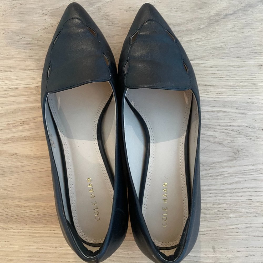 Cole Haan Size 7 Women's Pointed Toe Skimmer Flats